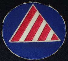 WWII US Home Front Civil Defense CD Air Raid Warden 4 Four Inch Patch SSI, Rare picture