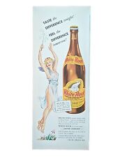 vintage 1943 White Rock beverages print ad. WWll advertisement picture
