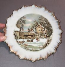 Currier & Ives The Farmers Home-Winter 7 Inch picture