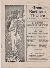 COLLECTIBLE (1901/ Dec 14) GREAT  NORTHERN THEATRE Program (Chicago  ADS) picture