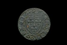 Nice Condition Medieval French Jetton With AVE Maria Gracia Legend picture