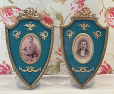 RARE PR., SHIELD SHAPED C 1880 FRENCH FRAMES picture