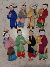 Vtg Handmade Chinese Immortals of Eternity Paper Dolls picture