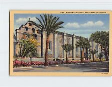 Postcard Mission San Gabriel Archangel California USA picture