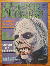 Horror Monsters Magazine Issue #7 Winter 1963 Lon Chaney Sr. - Abbot & Costello picture