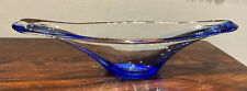 Stunning Blue art glass decorative bowl picture