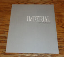 Original 1981 Chrysler Imperial Sales Brochure 81 picture