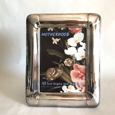 Large mid-century Tiffany Style Sterling SILVER 0.999 Picture Frame  9.75 x 7.75 picture