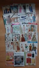 Lot Of 58 Vintage Womens/Crafts Sewing Patterns 70’s, 80’s & 90’s Cut/Uncut picture