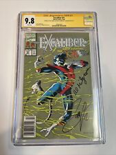 Excalibur (1990) # 31 (CGC 9.8 SS WP) Signed Scott Lodbell & Milgrom | Newsstand picture