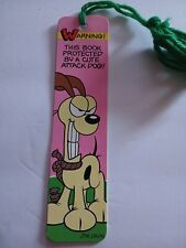 Vintage 1978 Odie Garfield Bookmark New Must See Collectiable picture