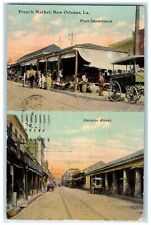 1911 French Market Fruit Dept. Decataur Street New Orleans Louisiana LA Postcard picture