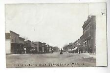 1908 One of Alton's Busy Streets - Alton, Iowa RPPC picture