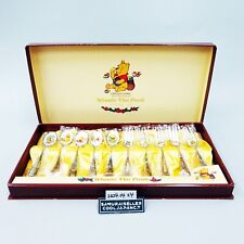 Disney Winnie The Pooh Cloisonne Gold plating 10 Spoon & fork cutlery set Japan picture