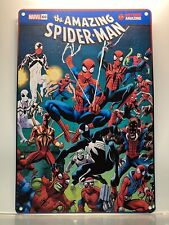 VINTAGE REPRODUCTION TIN SIGN - MARVEL WALL ART DECOR- AMAZING SPIDER-MAN #60 picture