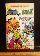 VTG Batman vs The Incredible Hulk First Printing 1981 DC Marvel Comic Paperback picture