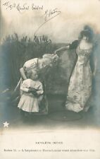 Napoleon Intime French Postcard~Empress Marie-Louise Picks Up Her Son~c1905 picture