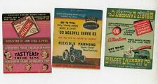Vintage Matchbook Cover - ED BANKS TRACTOR CO. TEXAS.  40 Strike + 2 others  picture