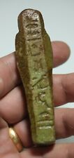 ZURQIEH -AS22471- ANCIENT EGYPT. 26TH DYNASTY. FAIENCE USHABTI. 600 - 300 B.C picture