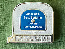 GREAT OLD LUXURY SEARS-O-PEDIC AMERICA’S BEST BEDDING 96” USA MADE TAPE MEASURE picture