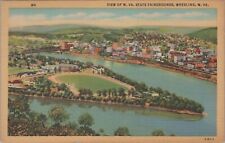 1947 Postcard West Virginia Wheeling, WV ~ State Fairgrounds Aerial B5186.4 picture