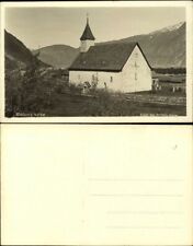 Eidfjord kirke Norway ~ real photo postcard RPPC ~ kirche church picture