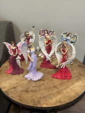 Set Of Seven (7) Thomas Kinkade Angels Heart Of Love Angel of dignity And More picture