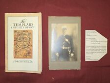 1OO% ORIGINAL KNIGHTS TEMPLAR FOUNDER PHOTO W/BOOK picture
