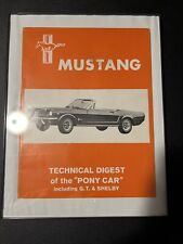 Pair of RARE Vintage Technical Digest Mustang (Framed) picture