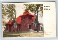 Napoleon OH, Presbyterian Church, Ohio c1908 Vintage Postcard picture