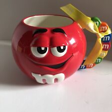 M&M's 3D Galerie Red Mug Cup with M&M Handle 2002 picture