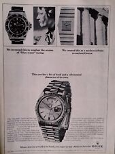 ROLEX vintage watches Print Ad   IIV picture