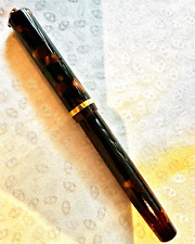 Vintage Minerva (OMAS sub-brand) Dark brown/Pearl chip Fountain Pen picture
