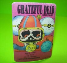 Grateful Dead Backstage Pass Zombie Scuba Diving 1990 Tour Weird Groovy Skeleton picture