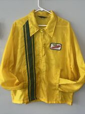 Vintage Dekalb Seed Patch Jacket Swingster XL Rare WIND BREAKER YELLOW/GREEN  picture