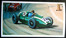 MONACO GRAND PRIX  1959   Cooper  Jack Brabham   Vintage 1970 Card  DD07MS picture