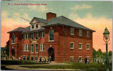 R.L. Wood School Haverhill Massachusetts Antique Postcard B21 picture