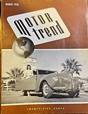 Motor Trend Magazine March 1950 picture