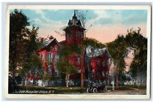 c1910 Saxton Hospital Exterior Building Utica New York Vintage Antique Postcard picture