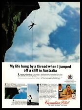 1964 Canadian Club Whisky Watson Bay Tavern Sidney Austrailia Climbing Print Ad picture
