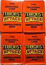 Terrorist Attack Vintage Trading Cards ONE Wax Pack 1986 picture