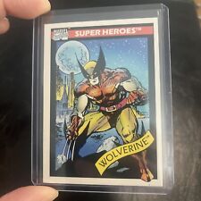 WOLVERINE RARE 1991 TOYBIZ CARD MARVEL IMPEL OOP Printed in the USA VHTF SP picture