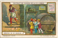 Chromo-Cie Liebig - Legend of St. nicolas(4) - innkeeper kills 3 children - Db.30 picture
