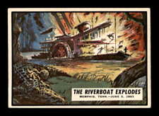 1962 Topps Civil War News #45 The Riverboat Explodes   EX X3102992 picture