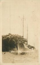 C-1915 US Destroyer Smoke Screen Muller Postcard RPPC real photo postcard 4747 picture