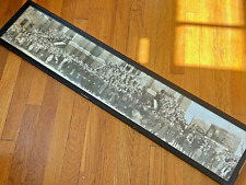 1928 vtg 101st Infantry & Church Fall River MA panoramic antique PHOTO panorama picture