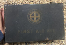 Vintage MSA First Aid Kit Gold Mining Safety Appliances with Some Contents picture