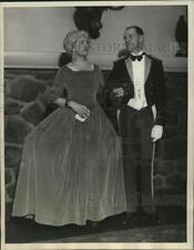 1934 Press Photo Major & Mrs Thomas S Sinkler at Valley Forge Academy ball picture
