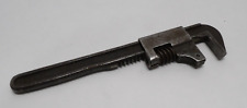 Antique Vlchek 9 in AUTO Adjustable Pipe Wrench Made In USA picture