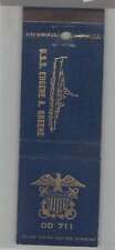 Matchbook Cover - US Navy Ship - USS Eugene A. Greene DD-711 picture